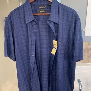 Haggar Clothing Button Up Breathable